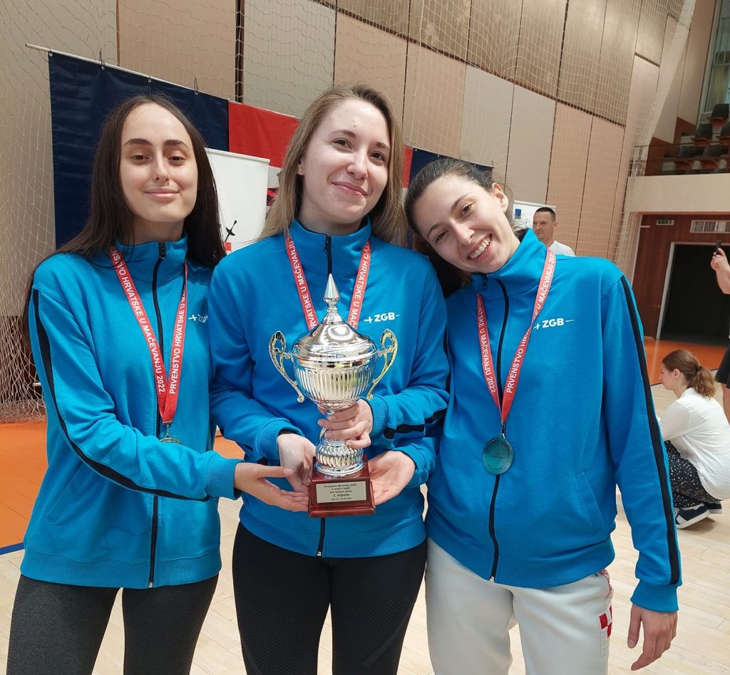 PH 2022 mac i sablja seniorke ekipno MK Zagreb